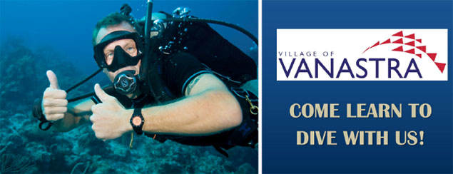 Come learn to dive with Cross Current Divers in Vanastra